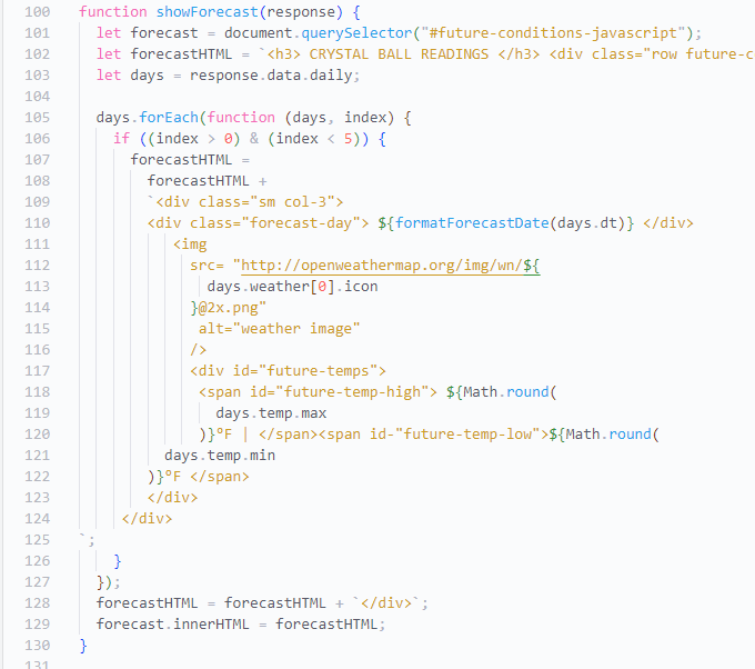 app javascript code